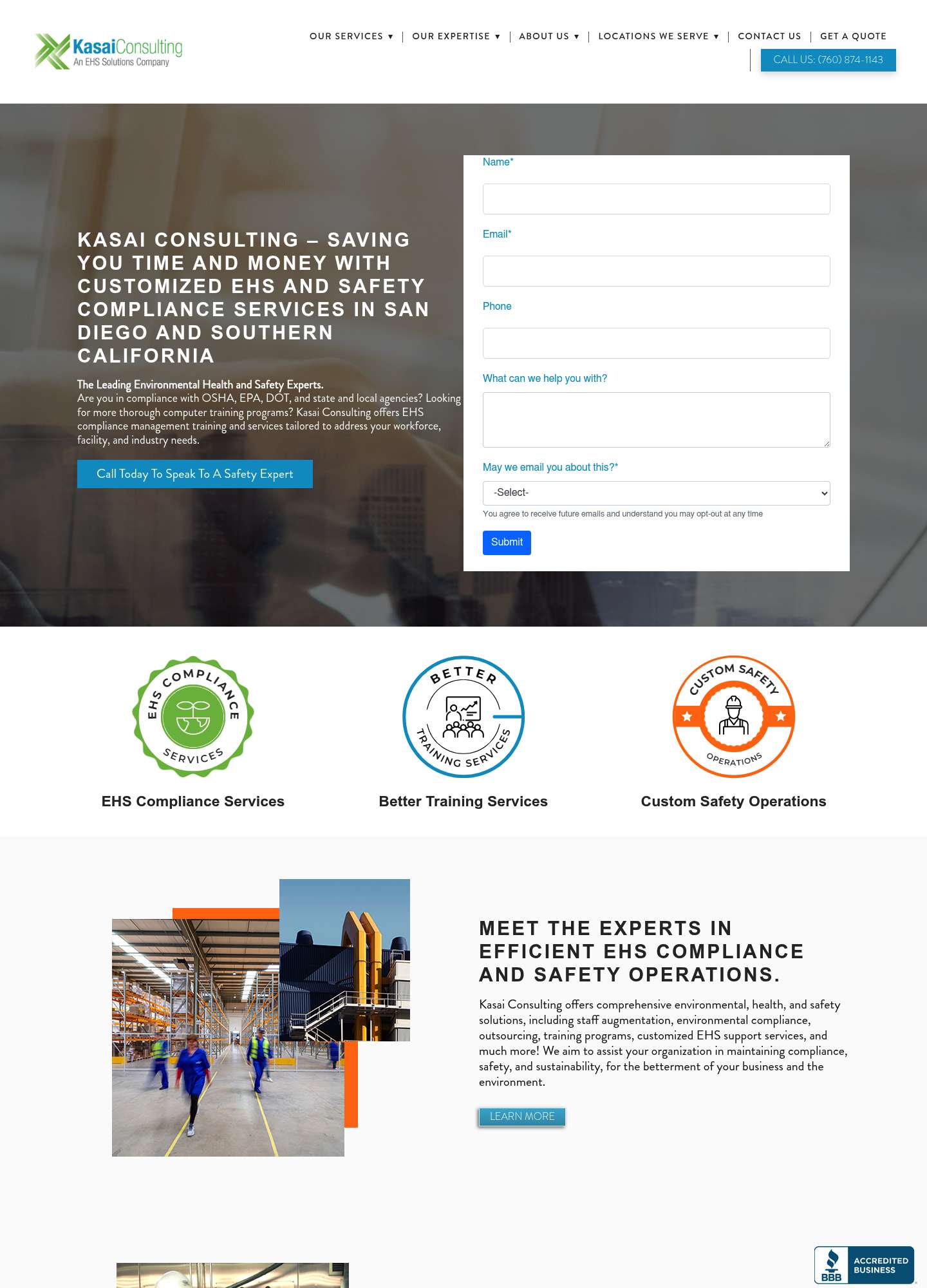 Current Kasai Consulting website — before